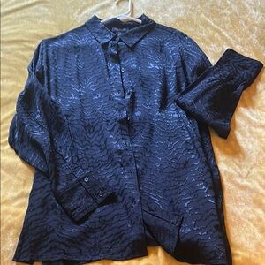 Rachel Zoe Black Blouse